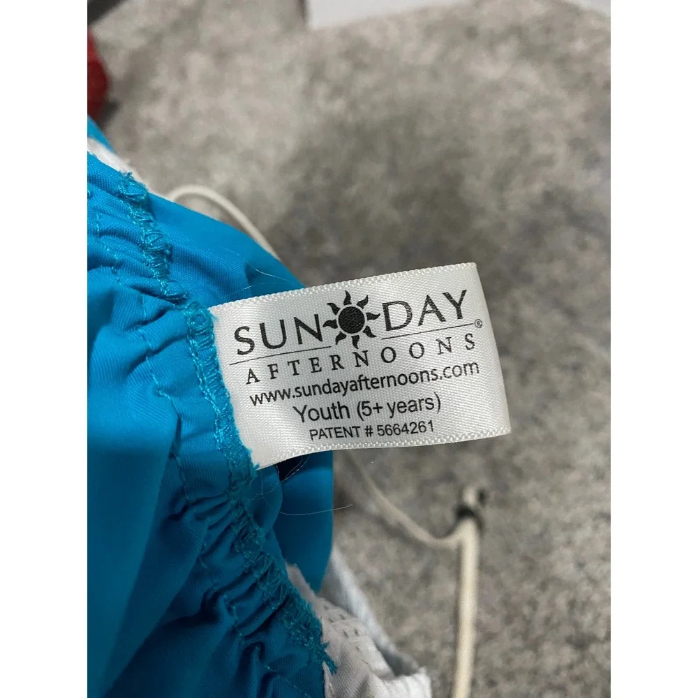 Sun Hat Sunday Afternoons Youth Blue Good Mesh Neck Cape Adjustable Youth 5+